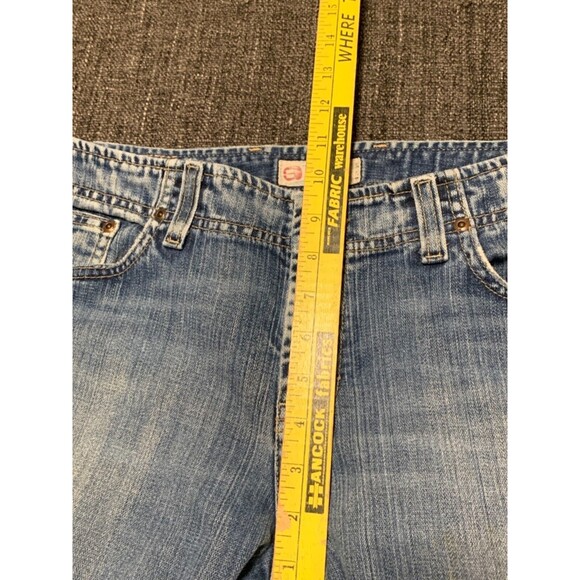 Bucke BKE Jeans Womens 30 Blue Crop Capri Stretch Casual Straight Distressed - Picture 13 of 15